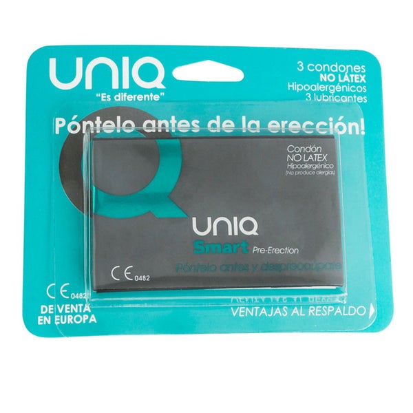 Uniq - Latexfreie Pre-Erektions Kondome 3 St