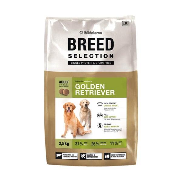 Wildsterne Breed Golden Retriever 2,5 kg