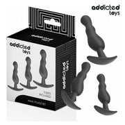 Addicted Toys - Kurviger Analplug aus Silikon Set