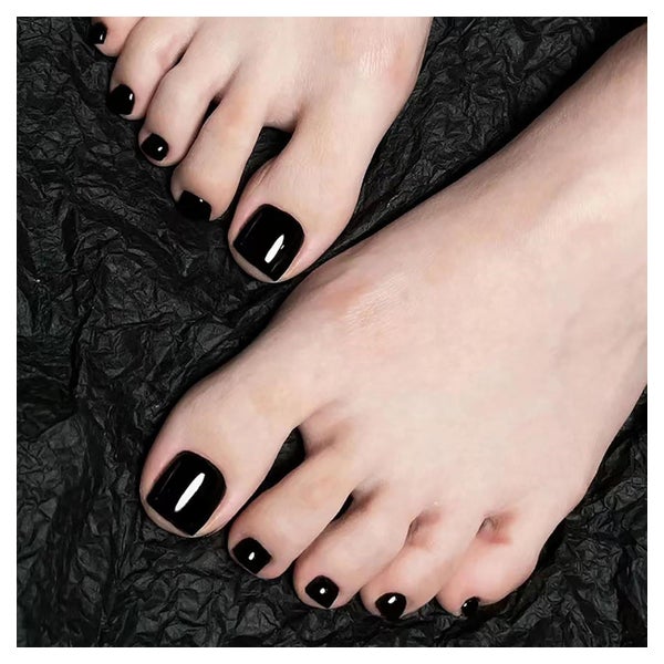 Fussnägel Press On Nails Füße 24PCS French Color11 1 St