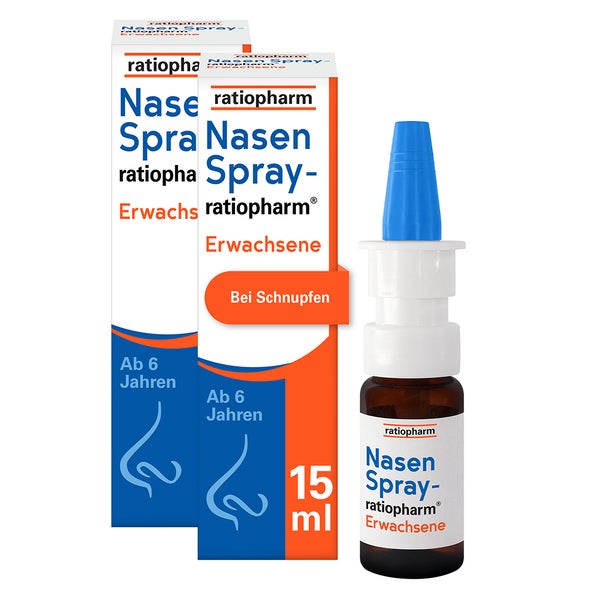 Nasenspray ratiopharm Erwachsene oK 2X15 ml