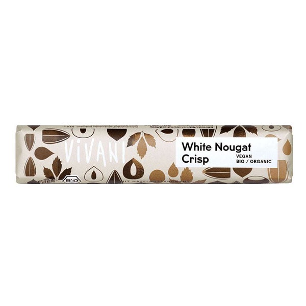 Vivani White Nougat Crisp Schokoriegel Bio 35 g