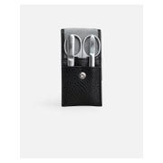 G&F Timor® 3-tlg Manikürset Leder schwarz Safirfeile 33096 1 St