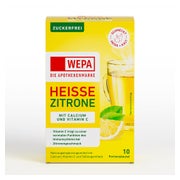 WEPA Heiße Zitrone+vit.c+calcium zuckerf 10X10 g