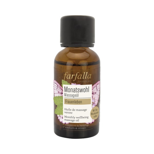 Farfalla Frauenleben Monatswohl Massageöl 30 ml