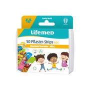 Lifemed Pflaster-Strips Kids 6 cm x 1,7 cm Kunterbunter Mix 50er Pack 50 St