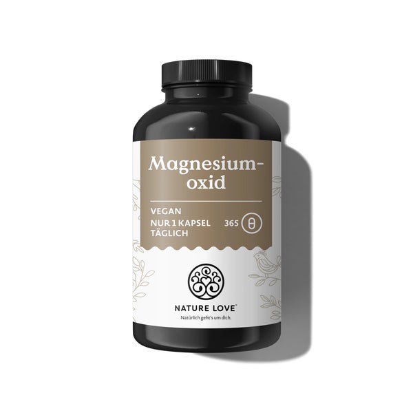 Magnesiumoxid 365 Kapseln Nature Love  St