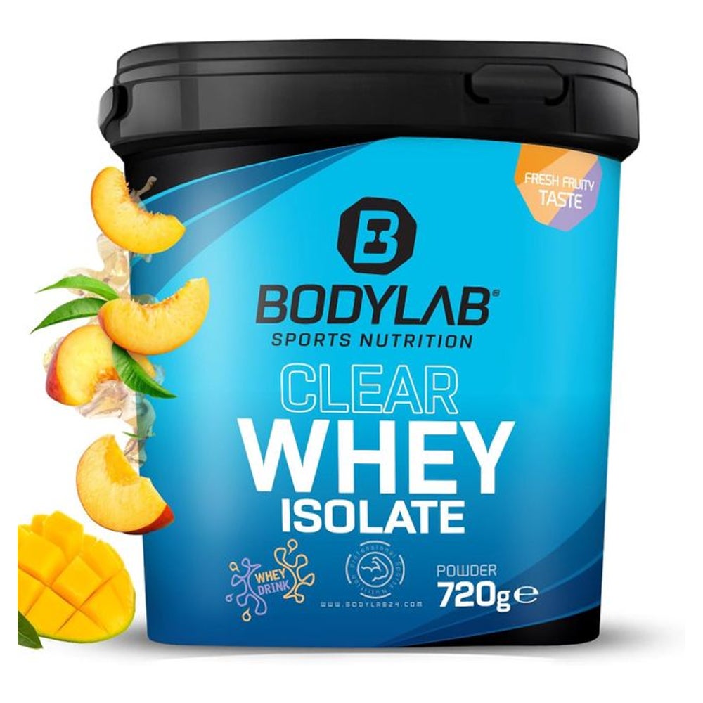 Bodylab24 Clear Whey Isolate Mango-Pfirsich-Eistee 720 g