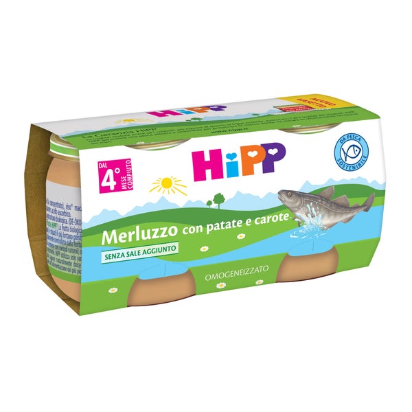 HiPP Püree Kabeljau mit Karotten und Kartoffeln