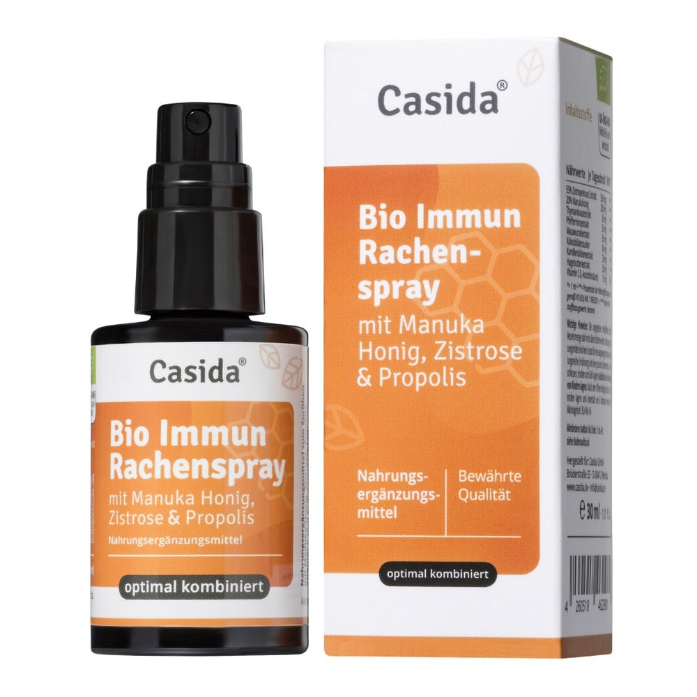 Bio Immun Rachenspray mit Manuka Honig, Zistrose & Propolis 30 ml