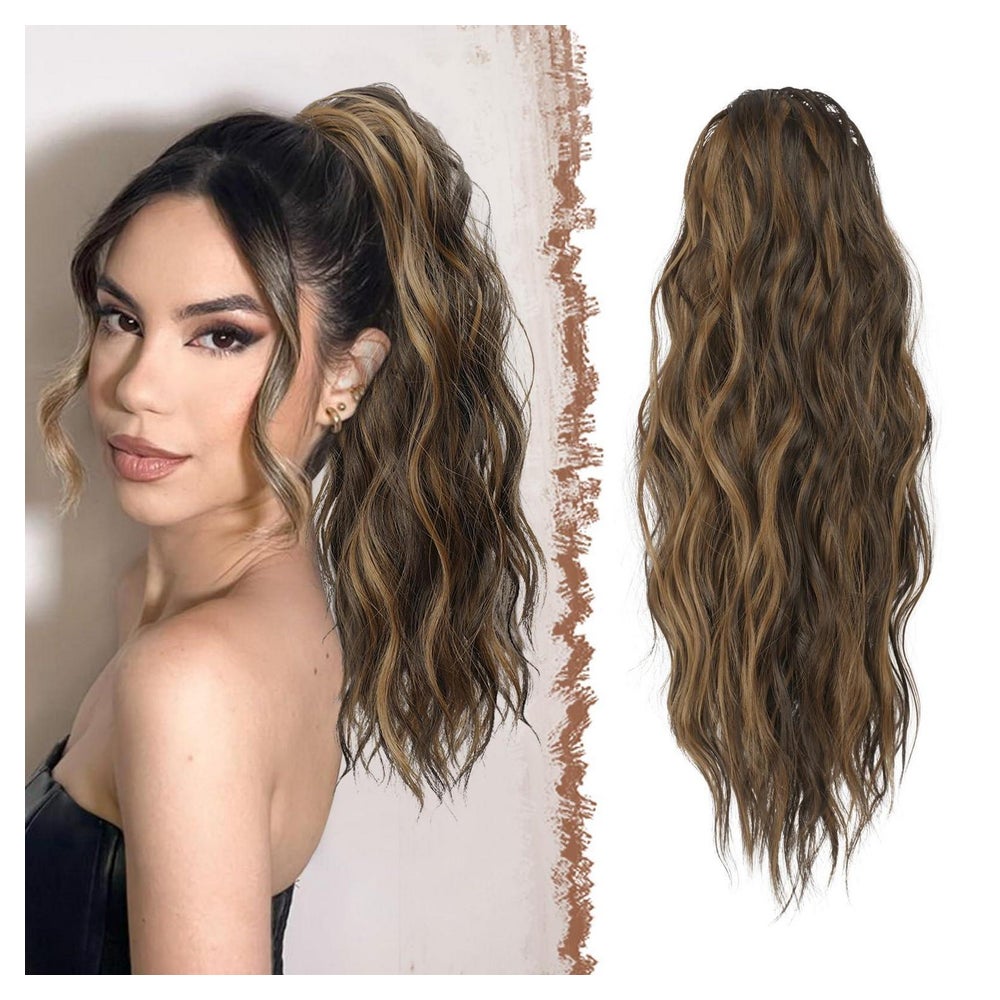 Pferdeschwanz Haarteil 45 cm 4BH27# Schwarzbraun Mischung Go 1 St