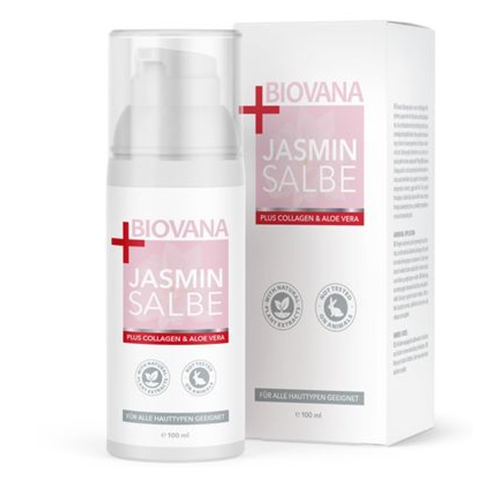 Biovana Jasminsalbe Plus mit Collagen & Aloe Vera 100 ml