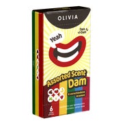 Olivia Dams Assorted Scents – Aromatisierte Lecktücher (6 Tücher)