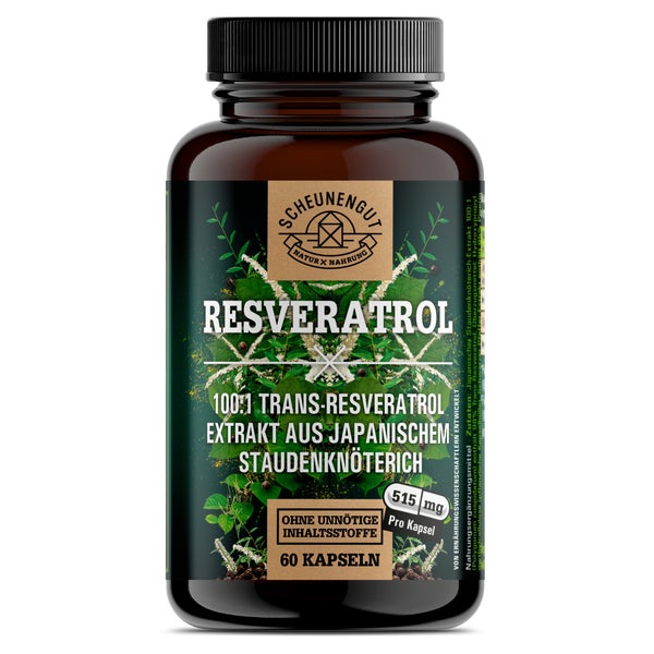 Scheunengut® Resveratrol  mit Piperin 60 St