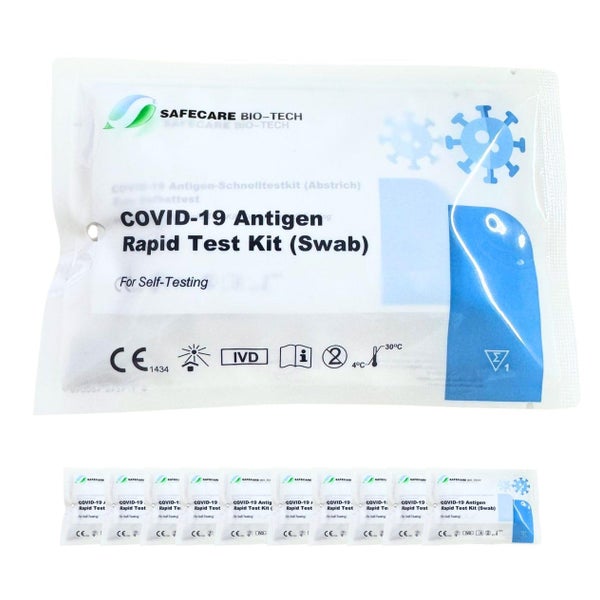 Safecare Covid-19 Laien-Schnelltest + Gratis Nanovio FFP2 80 St