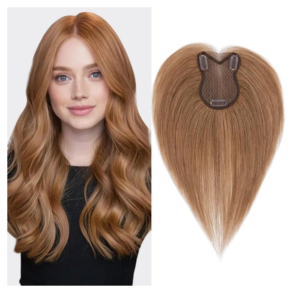 Topper Damen Echthaar Haarverdichtung 27cm (Seitenpony) #6 H 1 St
