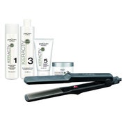 POSTQUAM HAARPFLEGE Keratin Behandlung + Ceraliss Pro Styler Packung