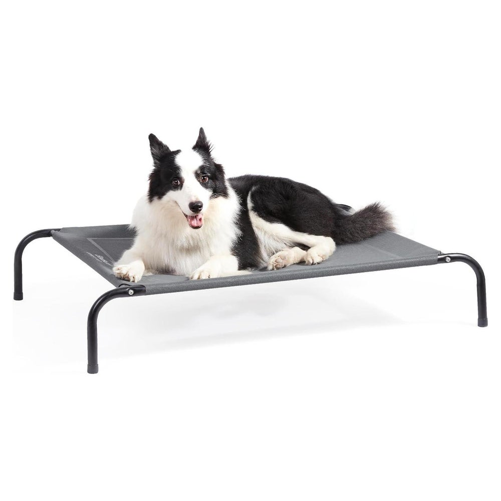 Hundeliege Outdoor Erhöht Mittelgroße M Grau L 105 x B 80 x 1 St