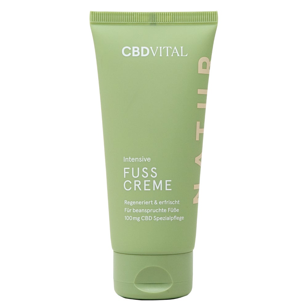 CBD VITAL Intensive Fußcreme mit CBD für beanspruchte Füße 100 ml