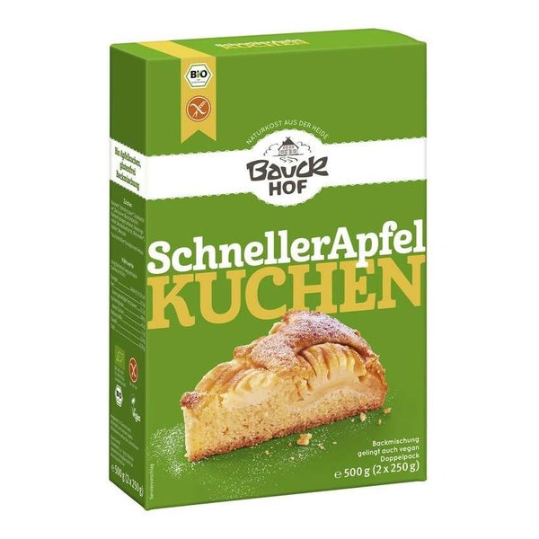 Bauck Mühle Schneller Apfelkuchen Bio - glutenfrei 500 g