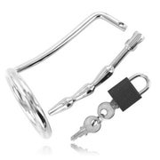 Metal Hard - Hodenring Aus mitHarnröhren-keuschheitsstecker 1 St