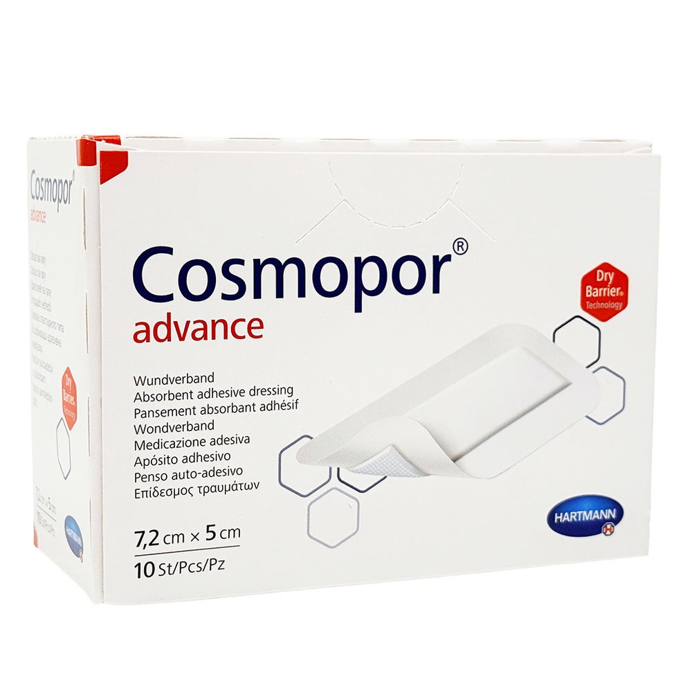 Cosmopor Advance Wundverband 5x7.2 Cm 10 St