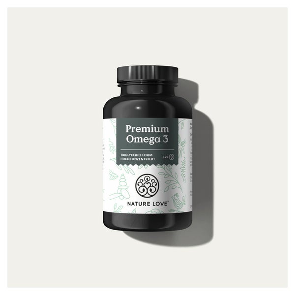 Premium Omega 3 120 Kapseln Nature Love 120 St