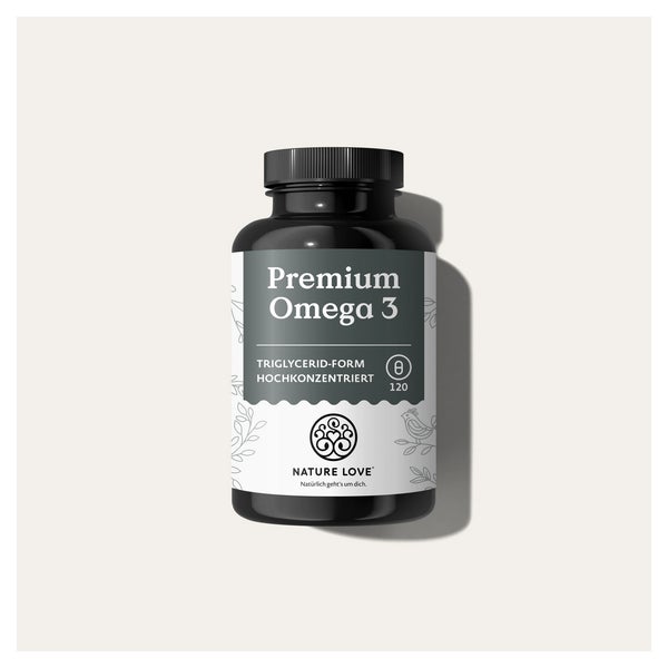 Premium Omega 3 120 Kapseln Nature Love  St