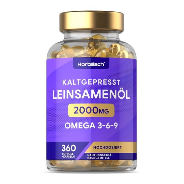Horbaach Leinsamenöl Kapseln 360 St