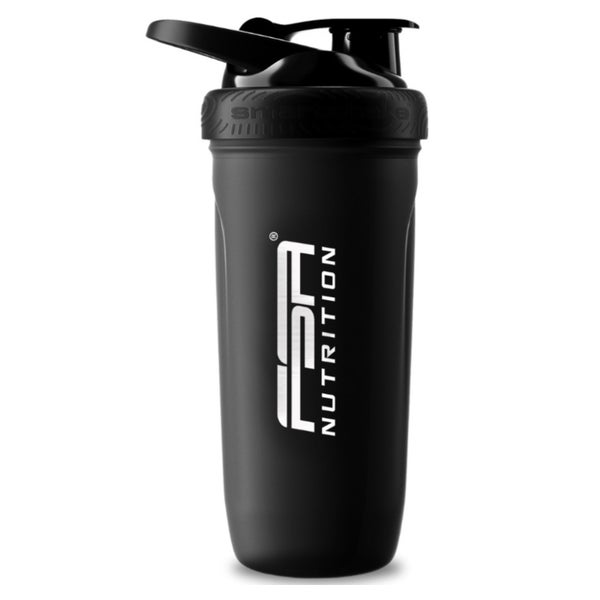 Protein Shaker Edelstahl Trinkflasche - Schwarz 1 St