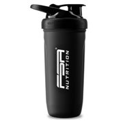 Protein Shaker Edelstahl Trinkflasche - Schwarz 1 St