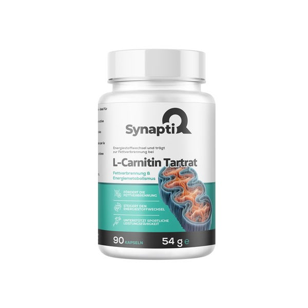 SynaptiQ®- L-Carnitin Tartrat – Fettverbrennung & Energiemetabolismus 54 g