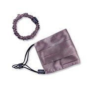 ALLURE & DOUX Gesichtsmaske und Scrunchie S aus Seide