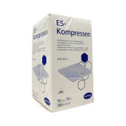 ES Mullkompressen, unsteril, 10 x 10 cm, 17-fädig, 12-fach 100 St