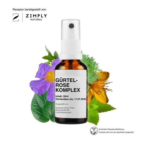 Zimply Natural GÜRTELROSE KOMPLEX - Pflanzbasierte Rezeptur 30 ml