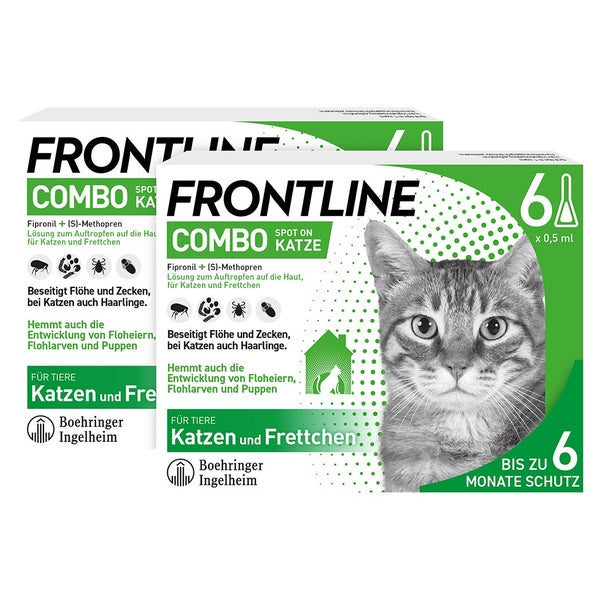 FRONTLINE COMBO SPOT ON Katze Doppelpack 2X6 St