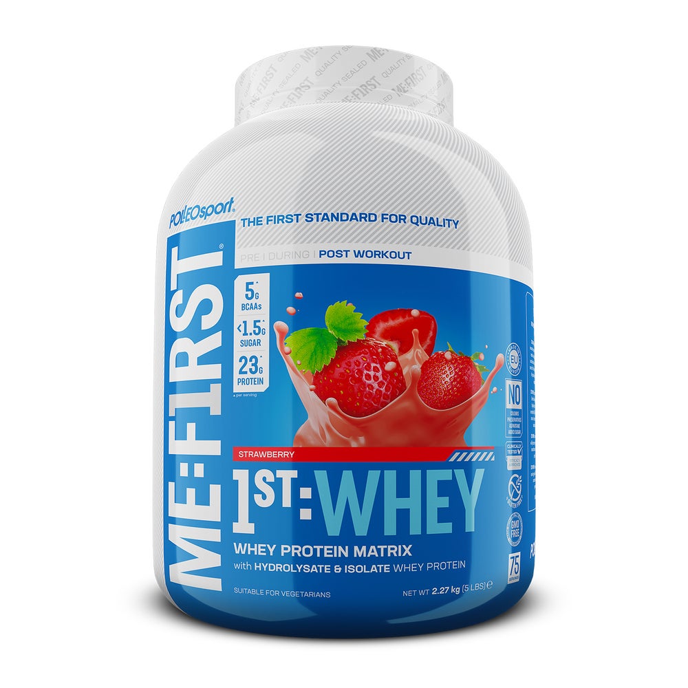 Polleo 1st Whey, 2,27 kg, Strawberry 2270 g