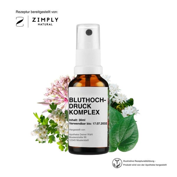 Zimply Natural BLUTHOCHDRUCK KOMPLEX - Pflanzbasierte Rezeptur 30 ml