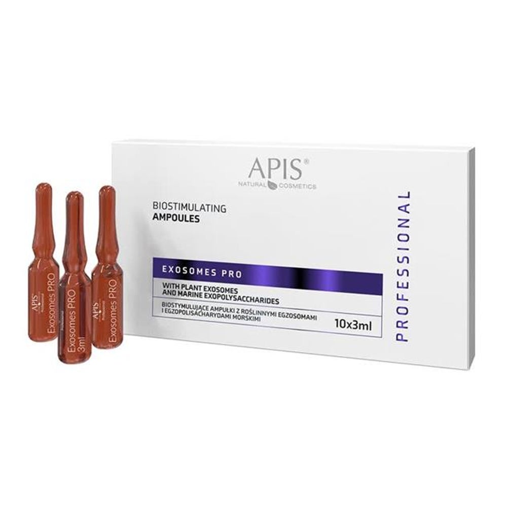 APIS EXOSOMES PRO, Biostimulierende Ampullen mit pflanzlichen Exosomen - Anti Aging / 10 x 3 ml 10x3 ml