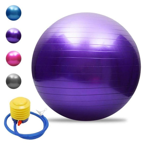 Gymnastikball Antiburst Verdickt Balance Pilates Violett 65c 1 St