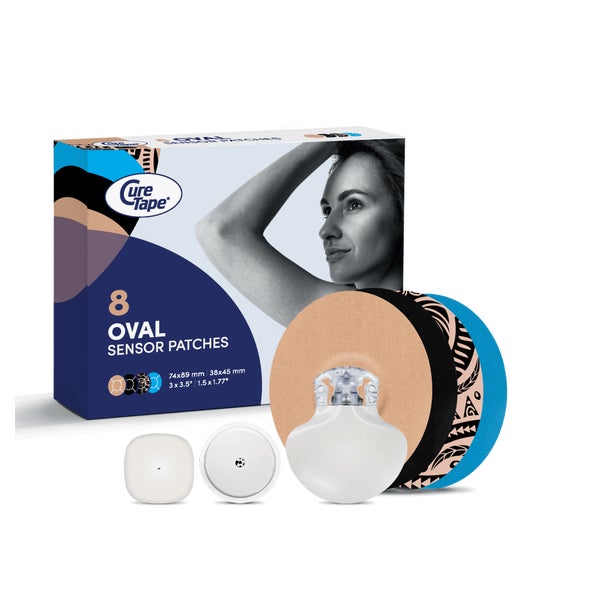 CureTape Sensor Patch für Freestyle libre und Dexcom Sensor 8 St