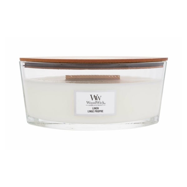 Woodwick Heartwick Flame Ellipse Scented Candle - Linen 1,255 kg