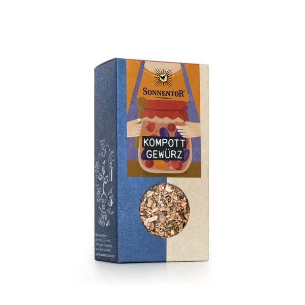 Kompott Gewürz Bio 55g - Aromatische Würze für Fruchtkreationen