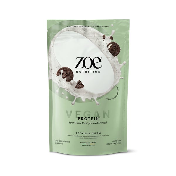 zoe Nutrition Vegan Protein, Cookies & Cream 1 St