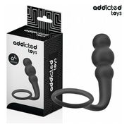 Addicted Toys - Silikon Analplug mit Hodenring