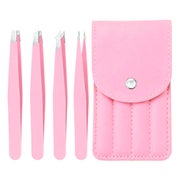 UNIQ Reise-Pinzetten-Set in Pink (5-teilig)