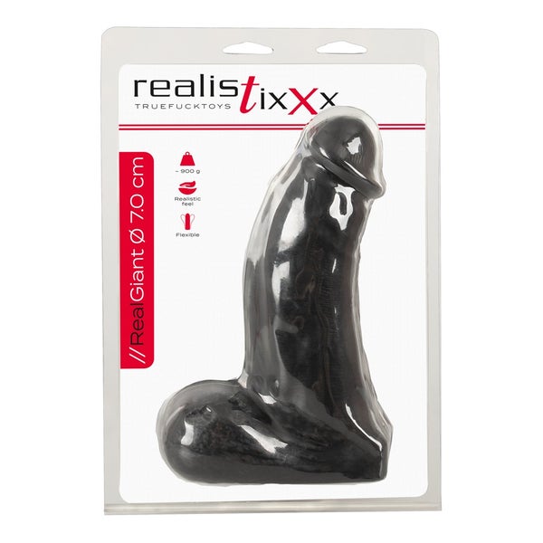 Realistixxx - Dildo mit Hoden-Standfuß "Real Giant"
