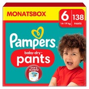 Pampers Windeln Pants Größe 6 (14-19kg) Baby-Dry 138 St