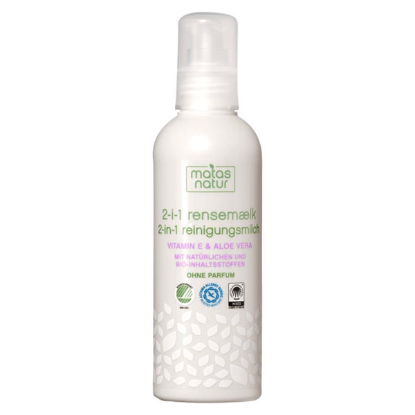 Matas Beauty, Natur 2-in-1 Reinigungsmilch 200 ml