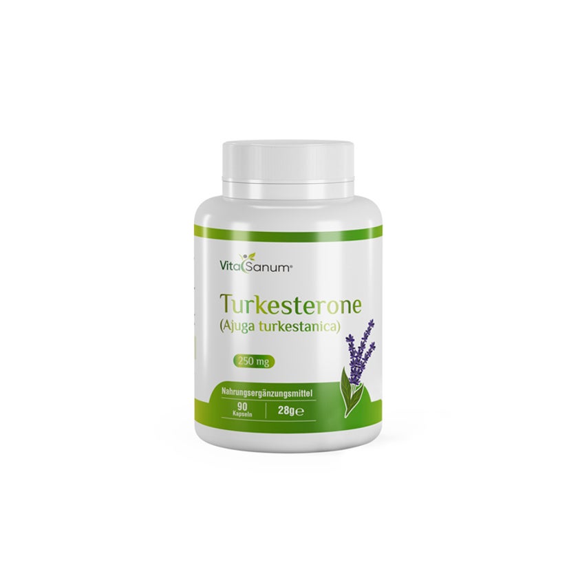 VitaSanum®- Turkesterone (Ajuga turkestanica) 250 mg 90 Kapseln 90 St